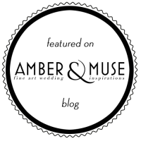 Featured on Amber & Muse wedding blog